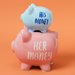 Pennies & Dreams' Double Pig Money Bank- His & Her